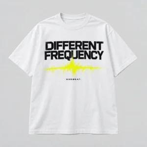 Different Frequency Tee concept mockup