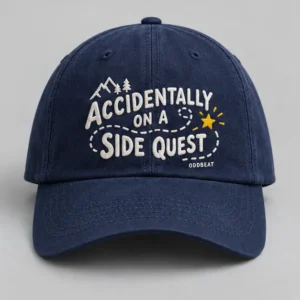 Accidentally On A Side Quest Cap concept mockup
