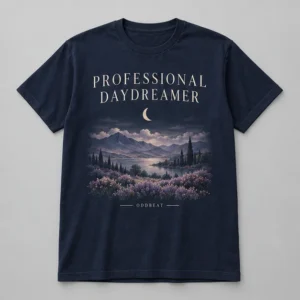 Professional Daydreamer Tee concept mockup