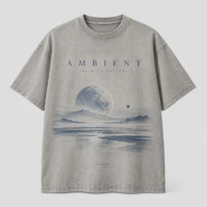 Space to Breathe Ambient Tee concept mockup