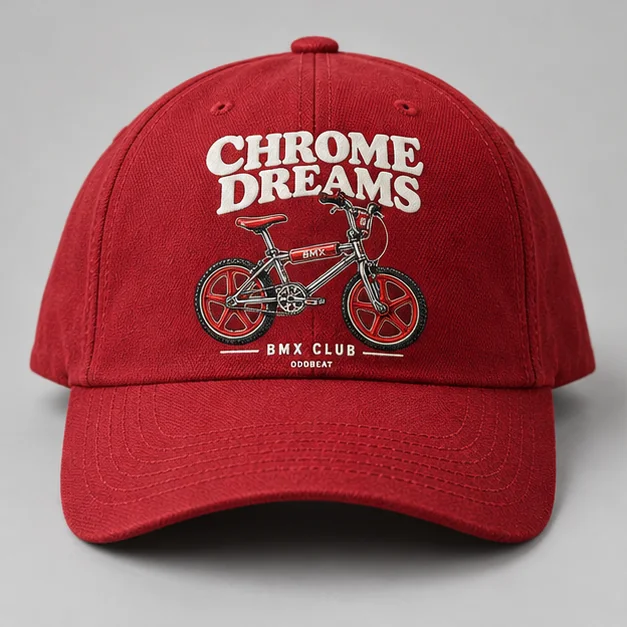 Chrome Dreams Cap concept mockup