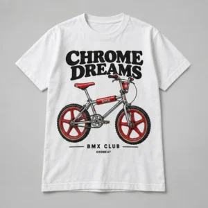 Chrome Dreams Tee concept mockup