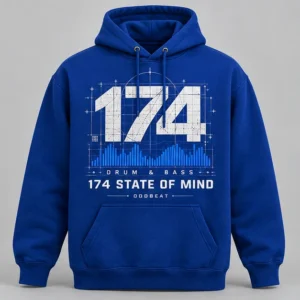 174 State Of Mind Hoodie concept mockup