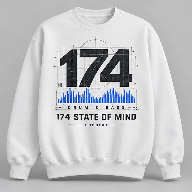 174 State Of Mind Sweatshirt concept mockup