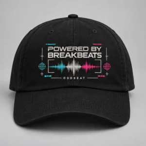 Powered By Breakbeats Cap concept mockup