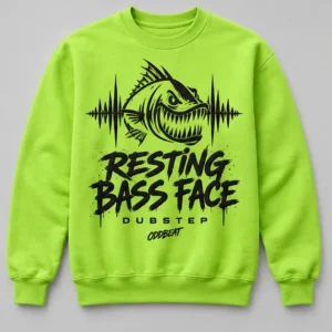 Resting Bass Face Sweatshirt concept mockup