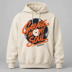 Garage In My Soul Hoodie concept mockup