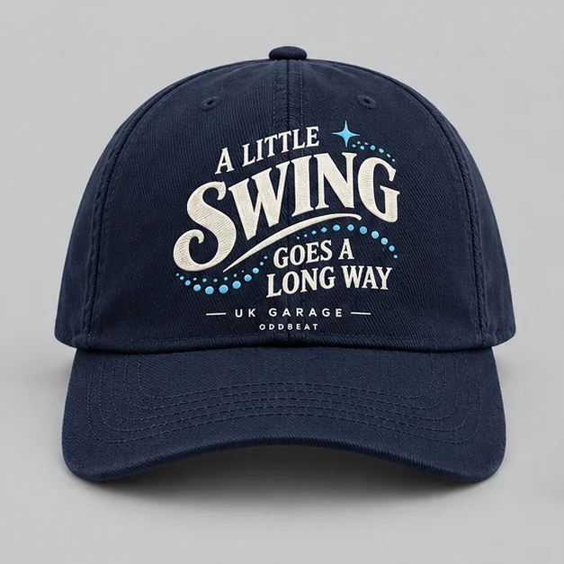 A Little Swing Goes A Long Way Cap concept mockup