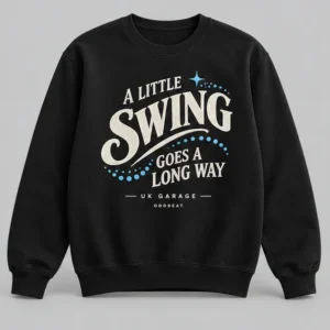 A Little Swing Goes A Long Way Sweatshirt concept mockup