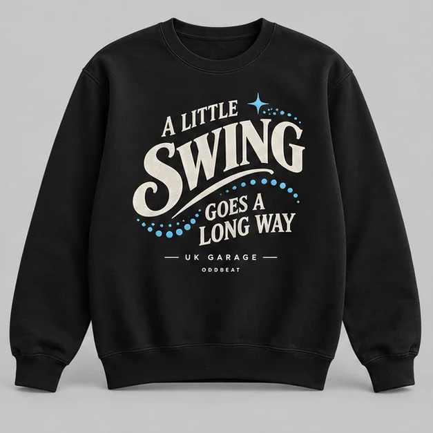 A Little Swing Goes A Long Way Sweatshirt concept mockup