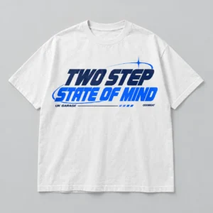 Two Step State of Mind Tee concept mockup