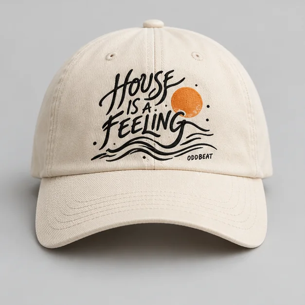 House Is A Feeling Cap concept mockup
