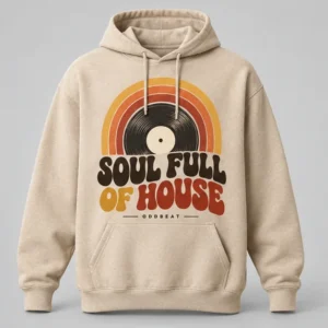 Soul Full Of House Hoodie concept mockup