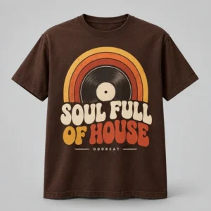 Soul Full Of House Tee concept mockup