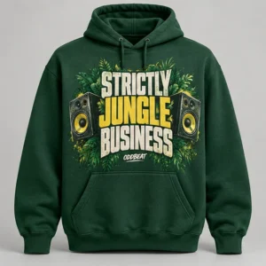 Strictly Jungle Business Hoodie concept mockup
