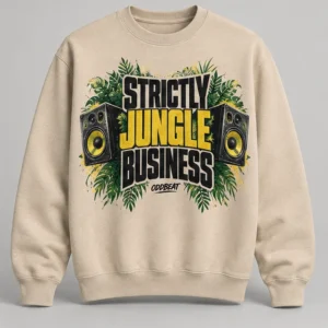 Strictly Jungle Business Sweatshirt concept mockup