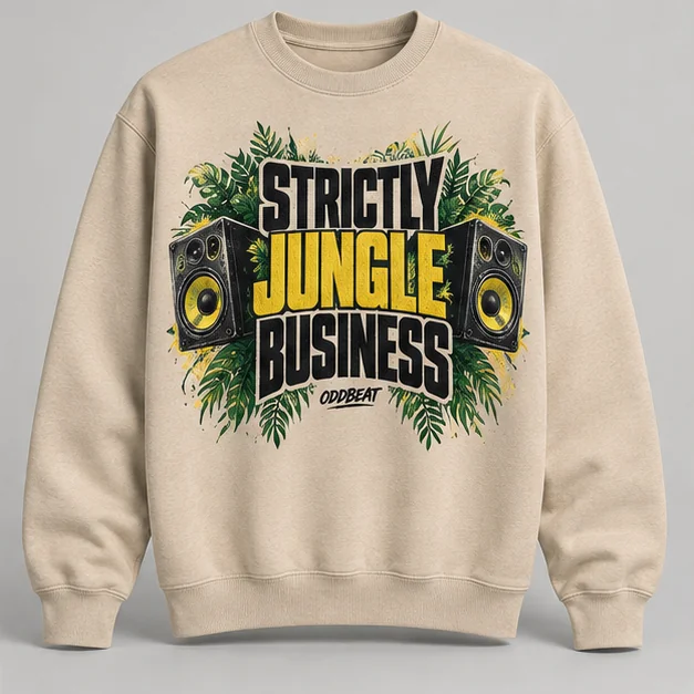 Strictly Jungle Business Sweatshirt concept mockup