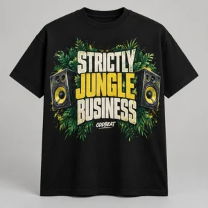 Strictly Jungle Business Tee concept mockup