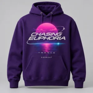 Chasing Euphoria Hoodie concept mockup