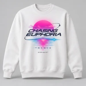 Chasing Euphoria Sweatshirt concept mockup