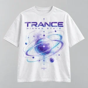 Higher State Trance Tee concept mockup