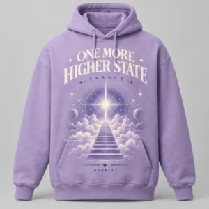 One More Higher State Hoodie concept mockup