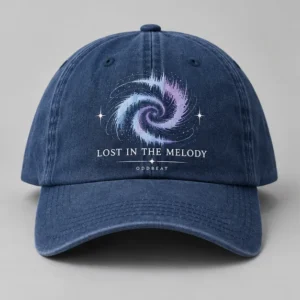 Lost In The Melody Cap concept mockup