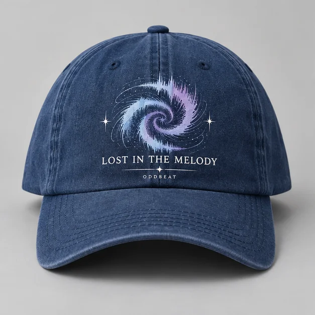 Lost In The Melody Cap concept mockup
