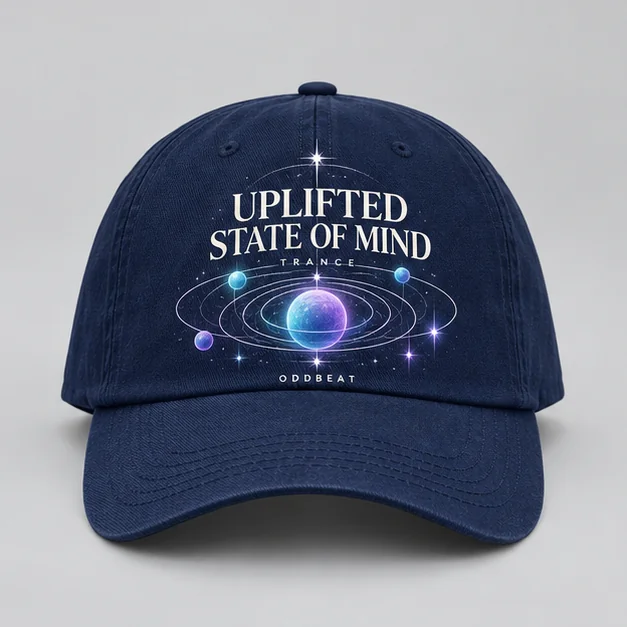 Uplifted State Of Mind Cap concept mockup