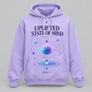 Uplifted State Of Mind Hoodie concept mockup